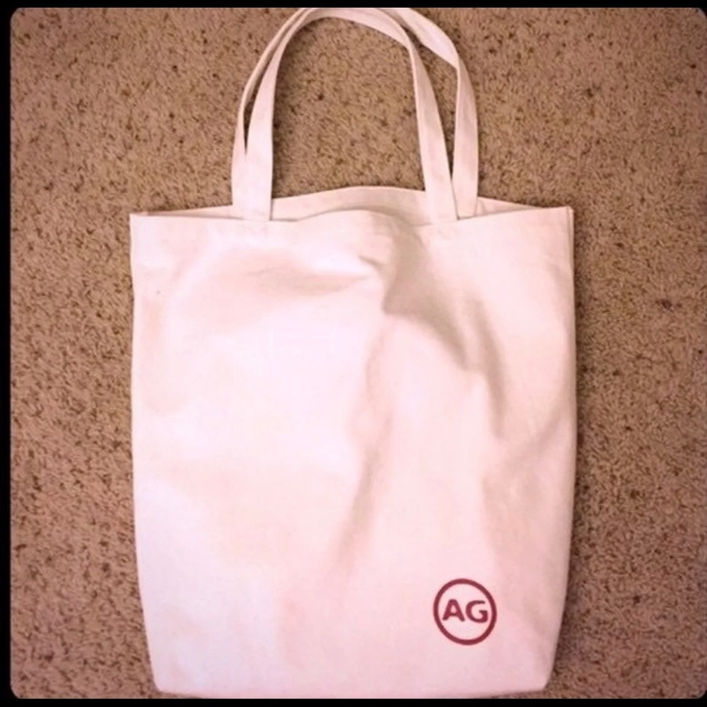 Authentic Adrienne Goldschmidt canvas tote bag NEW